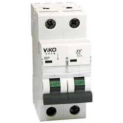 Viko - 4VTB-2C40 2x40A 4,5kA C Tipi Otomatik Sigorta - 1