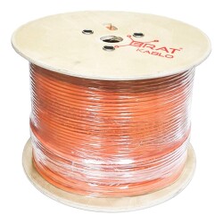 Erat CAT6 U/UTP 23 AWG 250 MHz LS0H Turuncu 500m Makara - 1