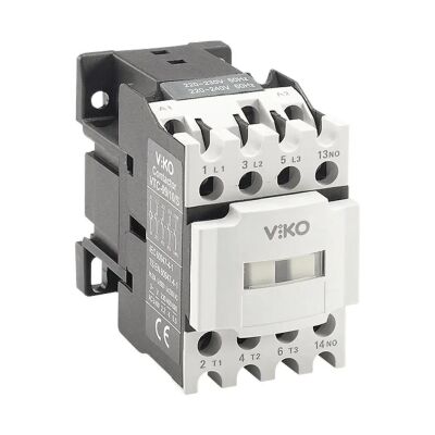 Viko - VTC-09/10/S-SN2 Modüler 3P 9A 1NO Coil 230V AC Kontaktör - 1