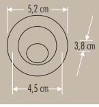 Cata CT-5268 1,5W Hareketli Power Led Yıldız Spot Mavi Işık - 2