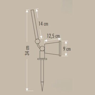 Cata CT-7310 7W Solar Led Bahçe Armatürü Günışığı - 4