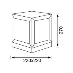 Jupiter JG930 Bahçe Baba Armatürü - 2