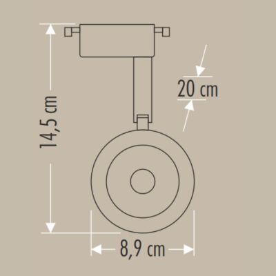 Cata CT-5334 30W Led Ray Spot Armatür 6400K Beyaz Işık - 2