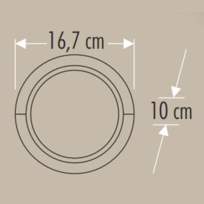 Cata CT-7073 15W Sıva Üstü Led Aplik Armatür Günışığı - 2