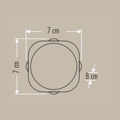 Cata CT-8012 8w Star Led Armatür Günışığı - 4