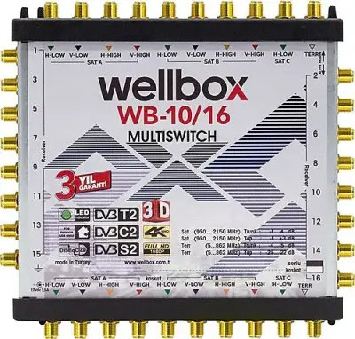 Wellbox 10/16 Multi Switch Sonlu Kaskatlı - 1