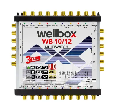 Wellbox 10/12 Multi Switch Sonlu Kaskatlı - 1