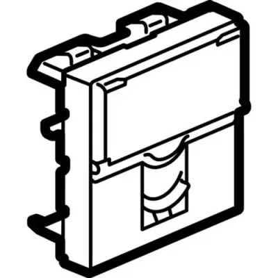 Legrand Telefon Prizi - RJ11 - 4 Kontak - 2 Modül - Beyaz - 3