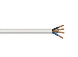 Ünal 4x1,5 mm² TTR Kablo Beyaz H05VV-F 