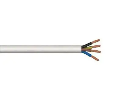 Ünal 4x1,5 mm² TTR Kablo Beyaz H05VV-F - 1