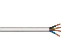 Ünal 4x2,5 mm² TTR Kablo Beyaz H05VV-F - 1