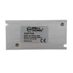 Wellbox 12V 5 Amper Metal Adaptör 60W - 3