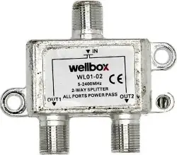 Wellbox 1/2 5-2400 Mhz Splitter - 1