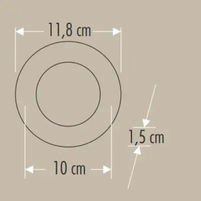 Cata CT-5145 6W Slim Led Panel Spot Armatür 4000K Ilık Beyaz - 2