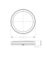 Jupiter LW301 Led Plastik Tavan Armatürü 20W - 2