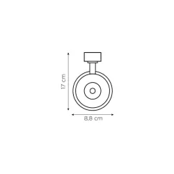 ZMR 30w Siyah Kasa Ray Spot Beyaz - 2