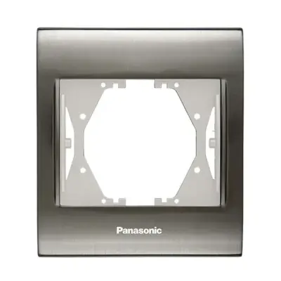 Thea Panasonic Blu Inox+Matt Beyaz Tekli Çerçeve - 1