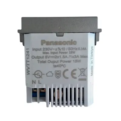 Thea Panasonic Modüler Füme Usb Type A+C 5V 3A Mekanizma - 2