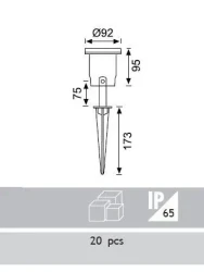 Jupiter JG654 Bahçe Spot - 2