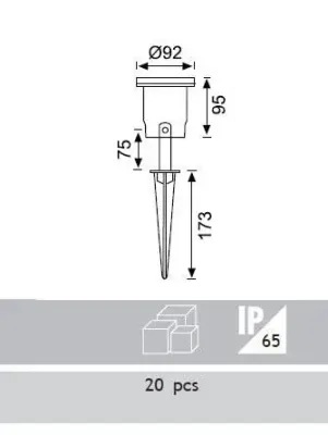 Jupiter JG654 Bahçe Spot - 2