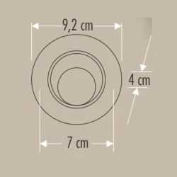 Cata CT-5252 7W Akik COB LED Armatür Saten Günışığı - 2