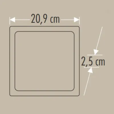 Cata CT-5234 18W Sıva Üstü LED Panel Kare Beyaz - 2