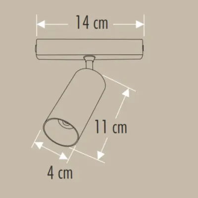 Cata CT-5861 15W Frank Magnetic Spot Siyah Günışığı - 2