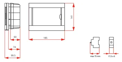 Viko Sıvaaltı Sigorta Kutusu 6-Lı - 2