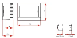 Viko Sıvaüstü Sigorta Kutusu 8-li Halogen Free - 2