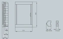 Viko Sıva Altı Sigorta Kutusu 36-Lı Halogen Free - 2