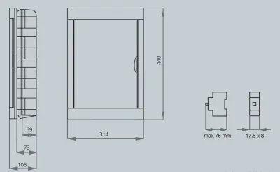 Viko Sıva Altı Sigorta Kutusu 36-Lı Halogen Free - 2