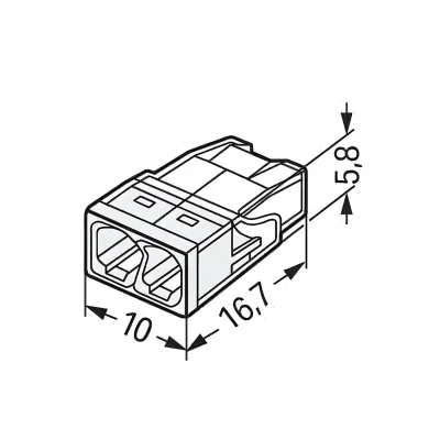 Wago 2273-202 100 Adet 2x2 5mm2 Buat Klemensi - 3