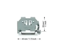 Wago Vidasız durdurucu, DIN35 ray için, 6 mm. genişliği - 2