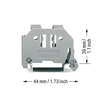 Wago Vidasız durdurucu, DIN35 ray için, 10 mm. - 2