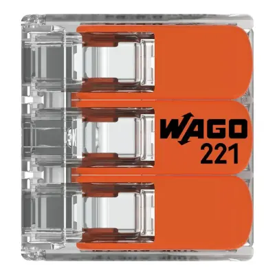 Wago 221-613 3x6mm2 Buat ve Çok Amaçlı Klemens - 6