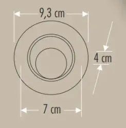 Cata CT-5204 7W Akik SMD LED Spot Armatür Günışığı - 3