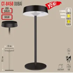 Cata CT-8450 Dubai Şarjlı Masa Lambası - 2