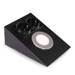 ACK AH11-00201 2,5W Ledli Prizli Tezgah Altı Armatür 3000K Günışığı Siyah Kasa - 1